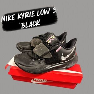 Nike Kyrie Low 3 Kids Sneakers - Black and Pink